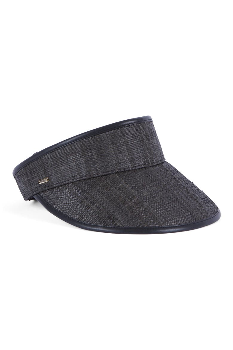 Micky Packable UPF 50+ Visor, Main, color, MIDNIGHT