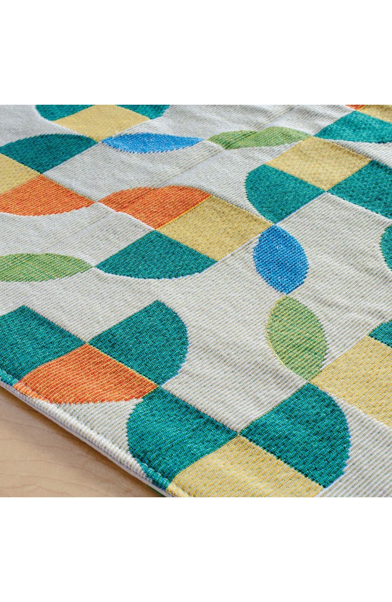 Kaplan Early Learning Company Abstract Petal Decorative Runner, Alternate, color, Multicolored