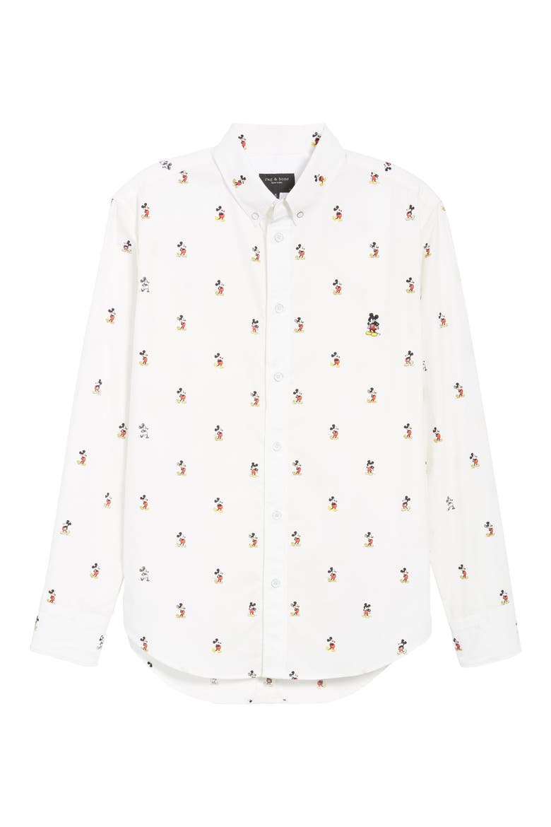 Mickey Mouse Fit 2 Tomlin Sport Shirt, Alternate, color, WHITE MULTI