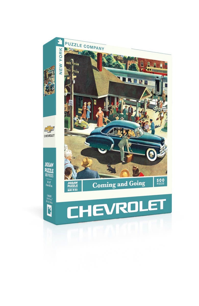 NEW YORK PUZZLE COMPANY Coming and Going 500 Piece Puzzle, Alternate, color, NO COLOR