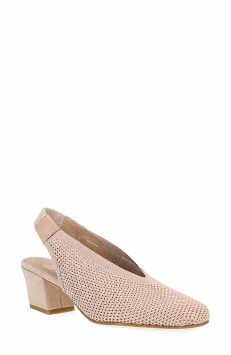 Eileen Fisher Vasa Block Heel Knit Slingback Pump