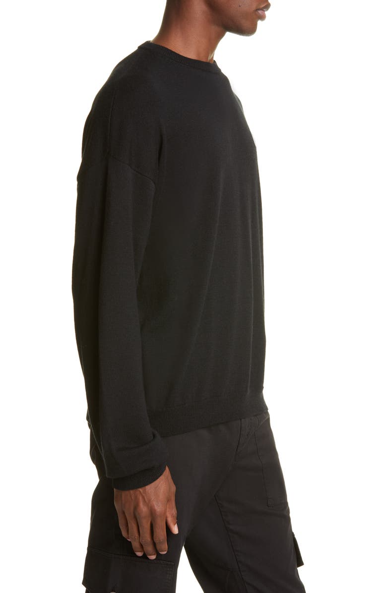 BILLY Los Angeles Little B Crewneck Wool & Cashmere Sweater, Alternate, color, 