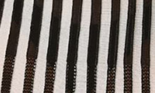 Solid & Striped Kaylee Stripe Cover-up Maxi Dress In Noir Brule Stripe