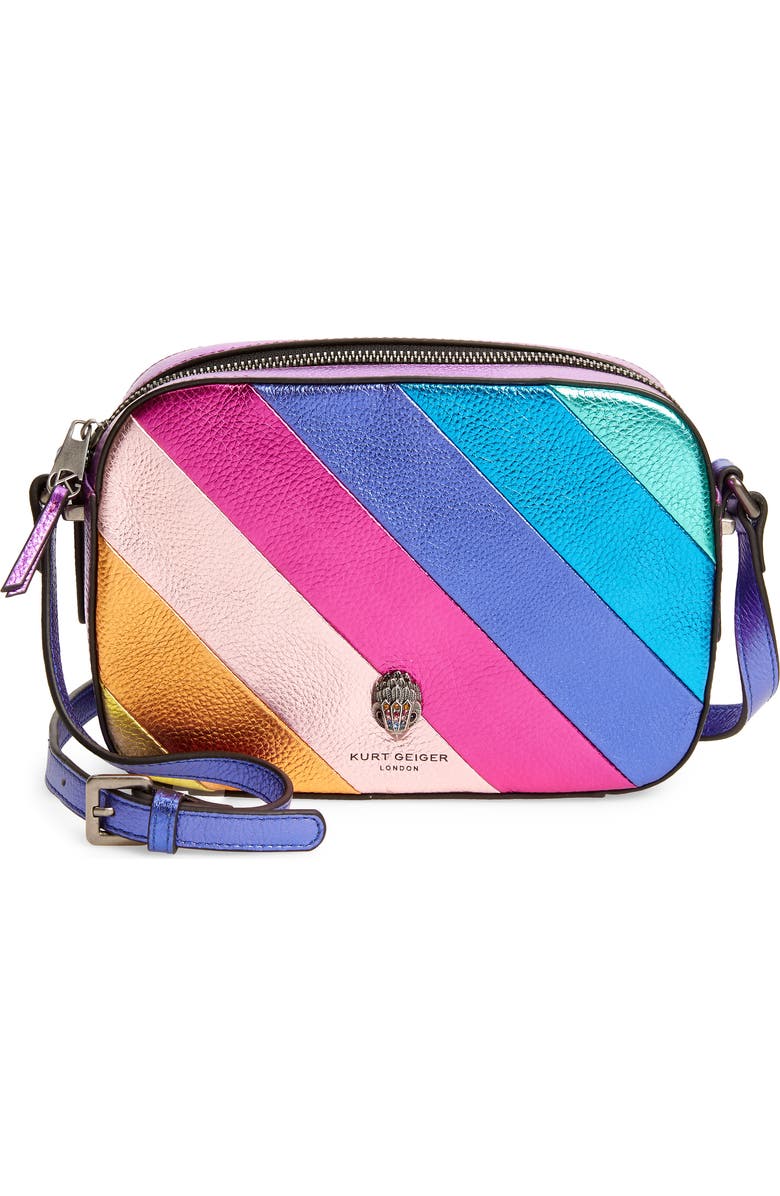 Kurt Geiger London Rainbow Shop 690 Kensington Crossbody Bag, Main, color, Multi/ Other