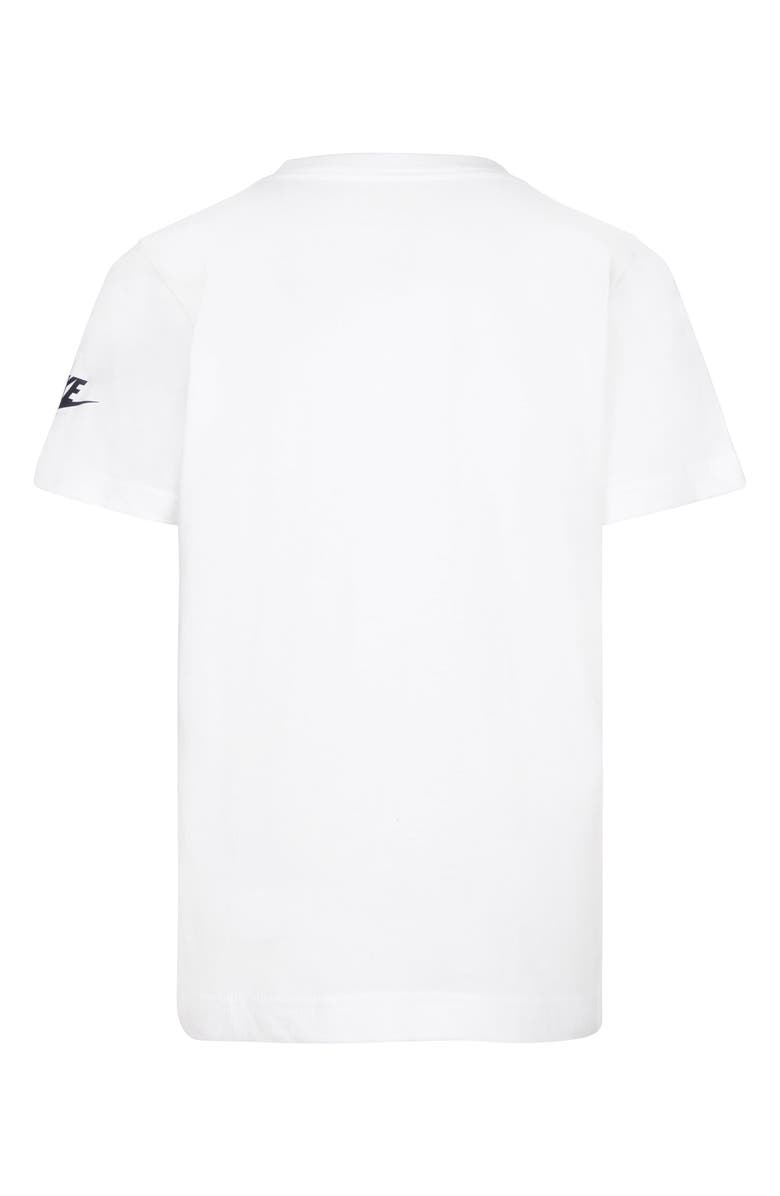 Nike Kids' Faux Mesh Futura Logo T-Shirt, Alternate, color, White