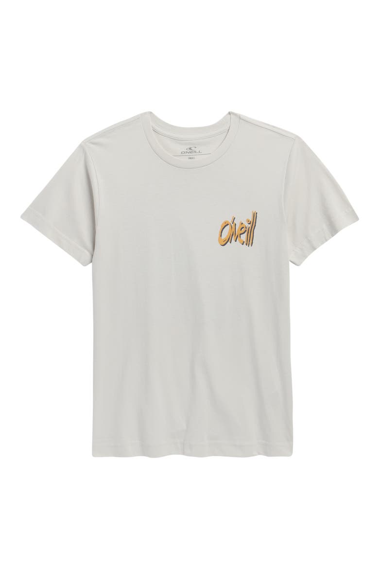 Kids' Bomb It Cotton Graphic T-Shirt, Main, color, ASH
