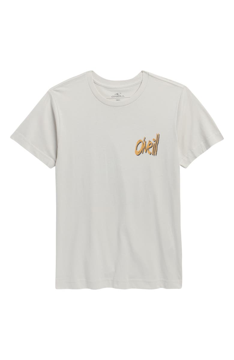 O'Neill Kids' Bomb It Cotton Graphic T-Shirt, Main, color, Ash