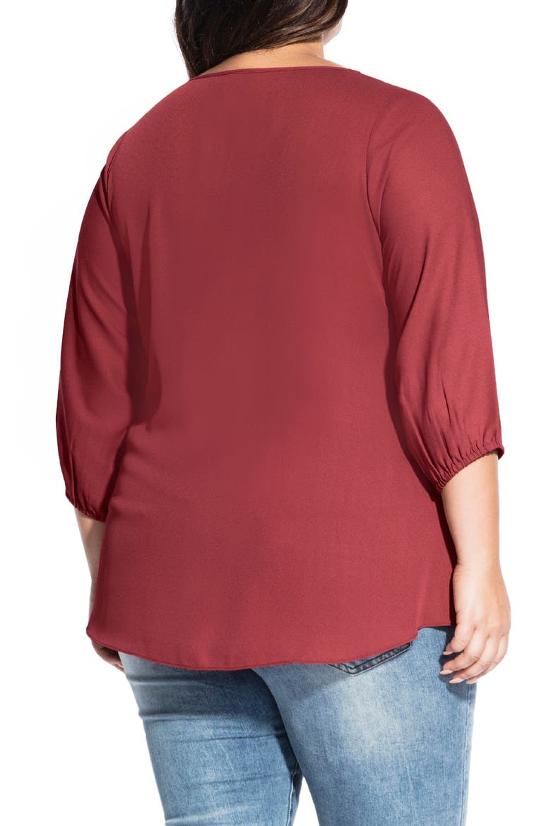 Sexy Fling Blouse, Alternate, color, PAPRIKA