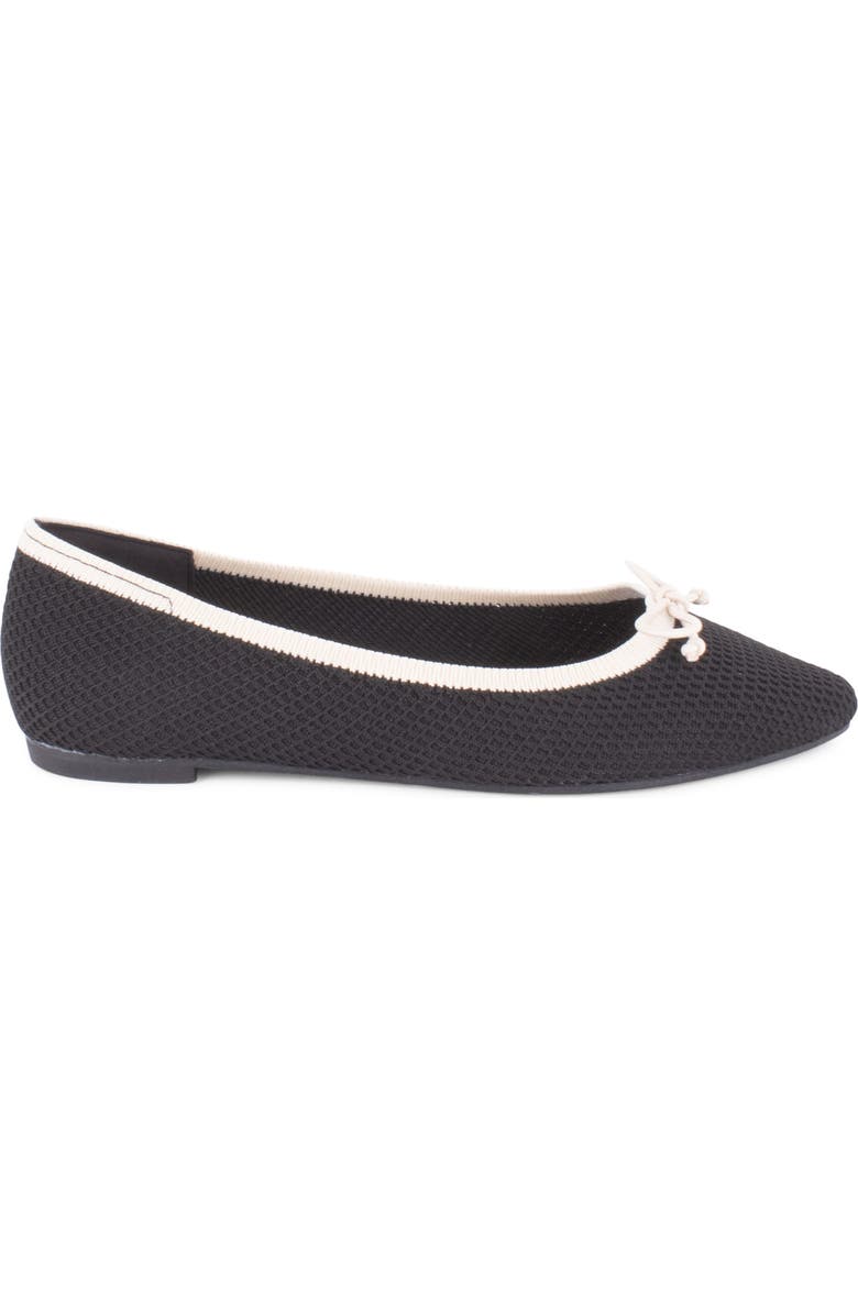 Tahari Bogota Pointed Toe Flat, Alternate, color,