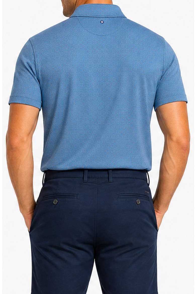 Performance Stipple Spot Tech Jersey Polo, Alternate, color, RIVIERA