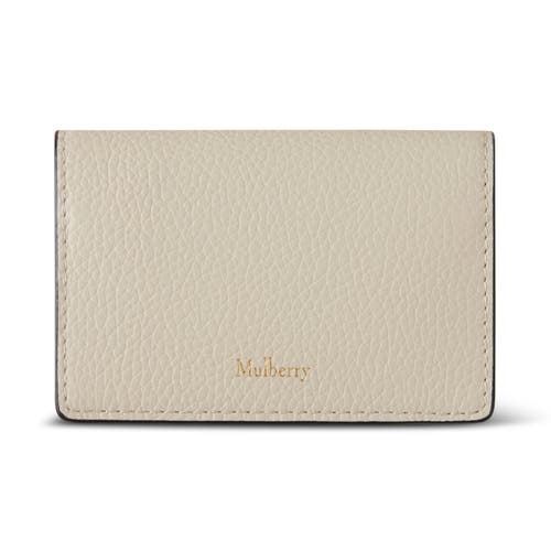 Mulberry Continental Card Case In Gray