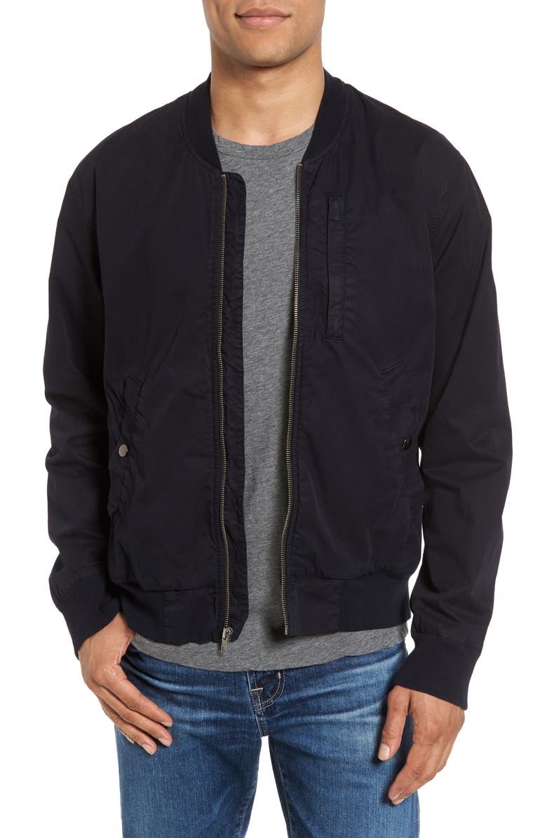 James Perse Cotton Bomber Jacket, Main, color, 