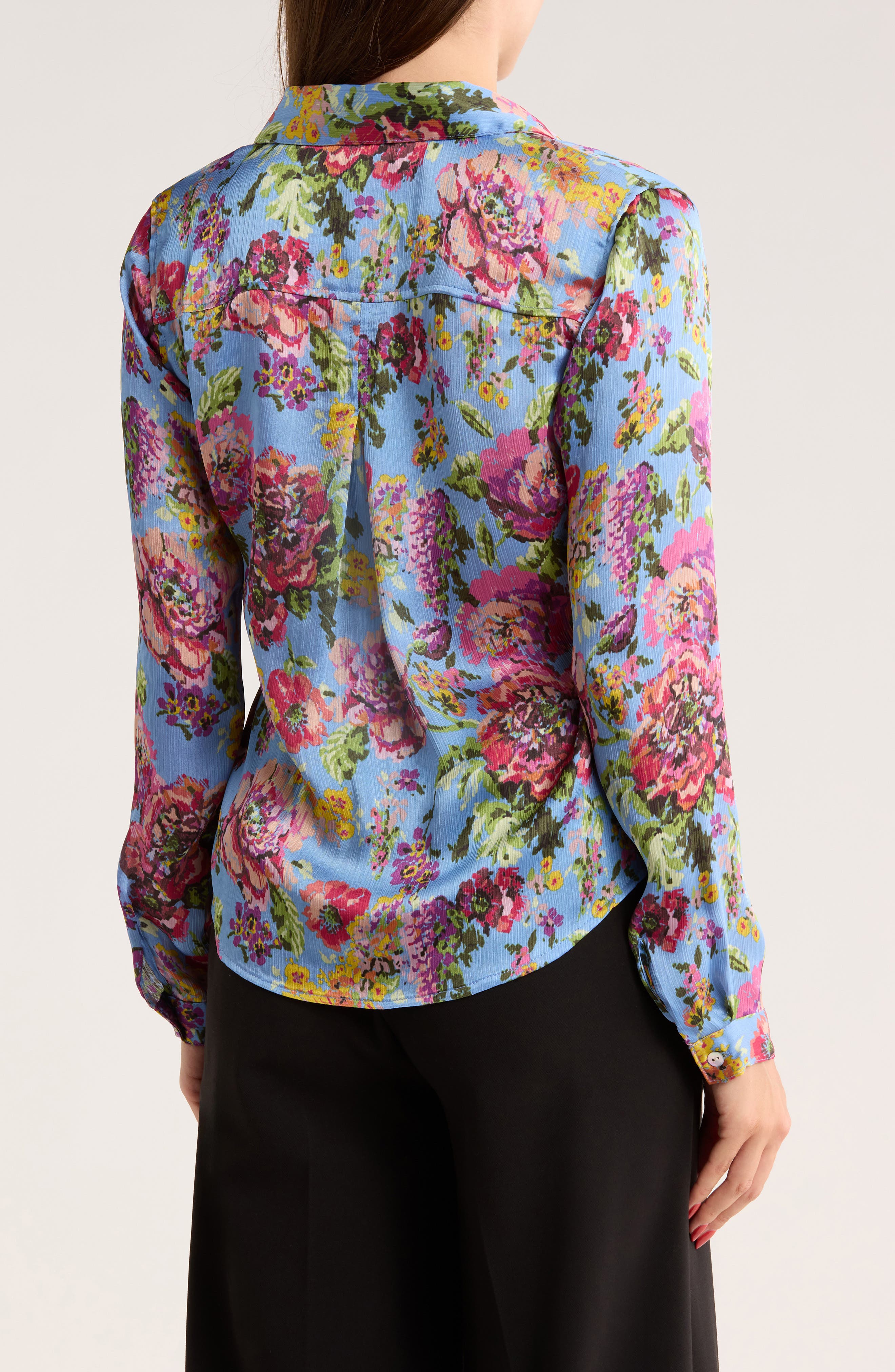 Floral Button-Up Shirt - image 2