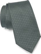 Jack Victor Dot Cotton & Silk Blend Tie