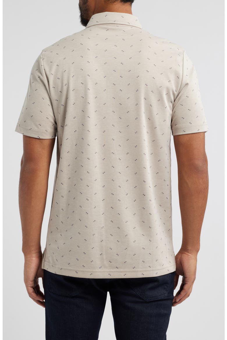 Canyon Hike Dot Print Polo, Alternate, color, OXFORD TAN