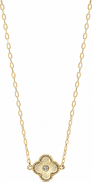 Bowood Lane Arden Gold Clover Necklace