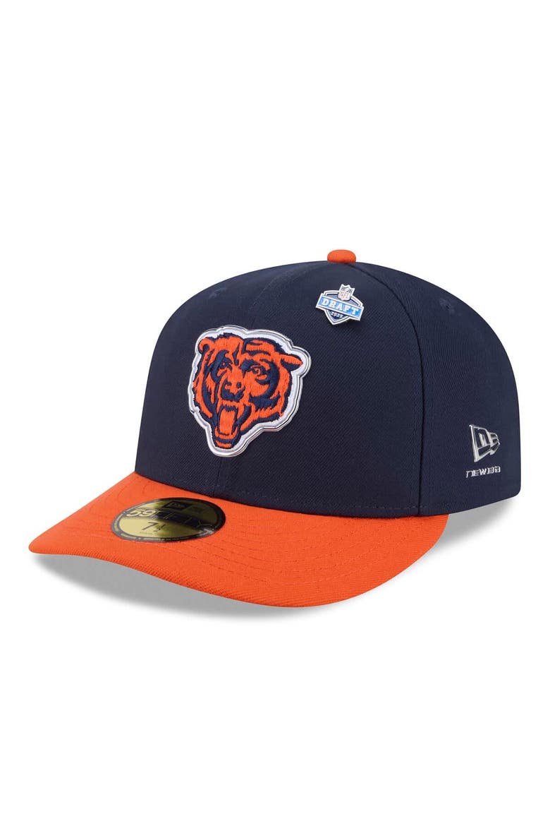 Men's New Era  Navy/Orange Chicago Bears 2026 NFL Draft Pre-Curved 59FIFTY Fitted Hat, Main, color, Navy