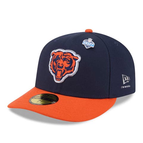 Men's New Era  Navy/Orange Chicago Bears 2026 NFL Draft Pre-Curved 59FIFTY Fitted Hat