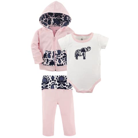 Cotton Hoodie, Bodysuit Or Tee Top, And Pant