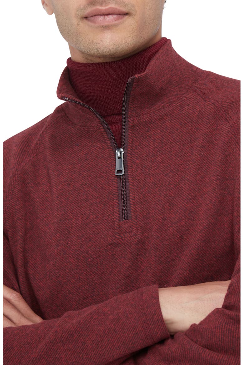 Quarter Zip Pullover, Alternate, color, CABERNET
