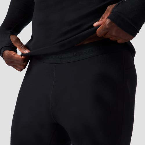 Backcountry Cedars Rws Merino Mid-wt Baselayer Bottom In Black