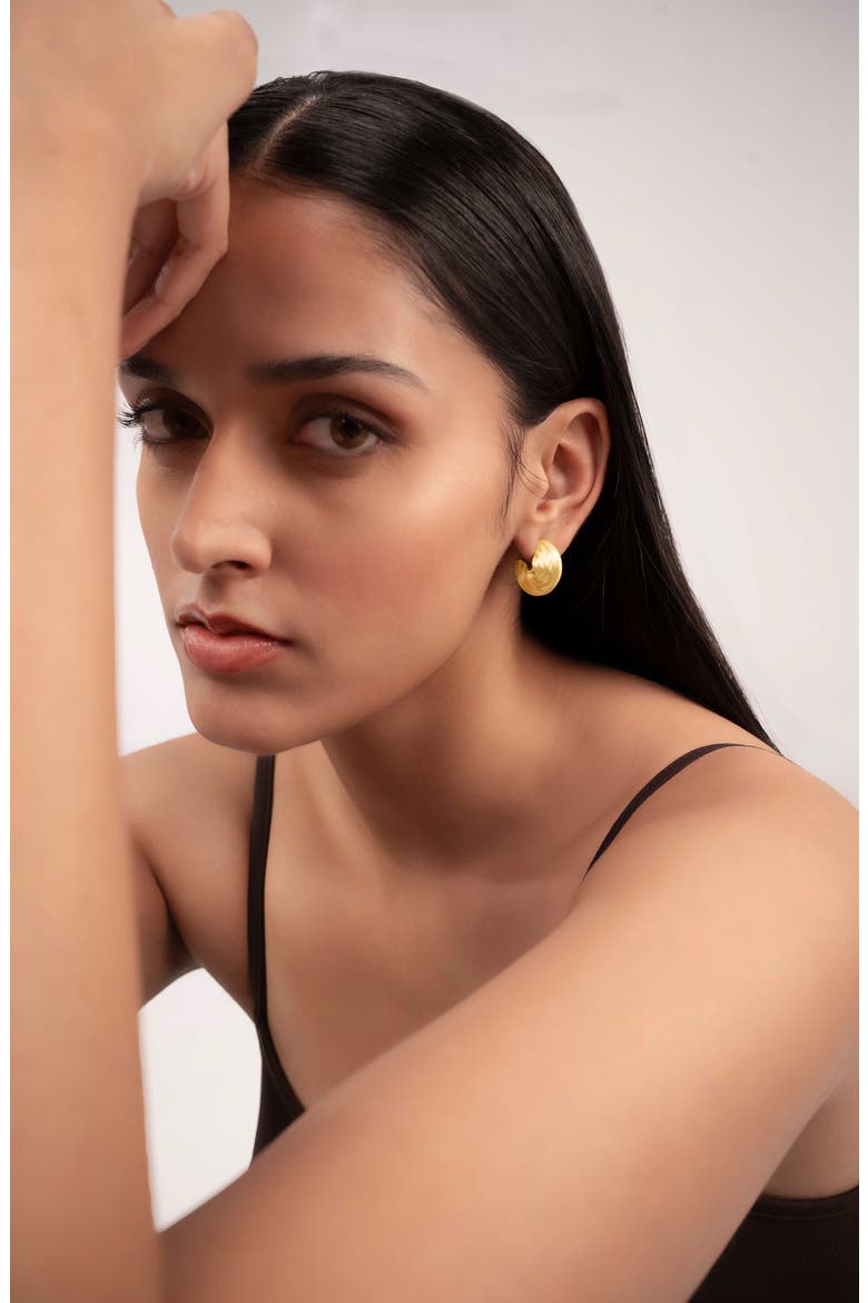 Soha Earrings, Alternate, color, GOLD