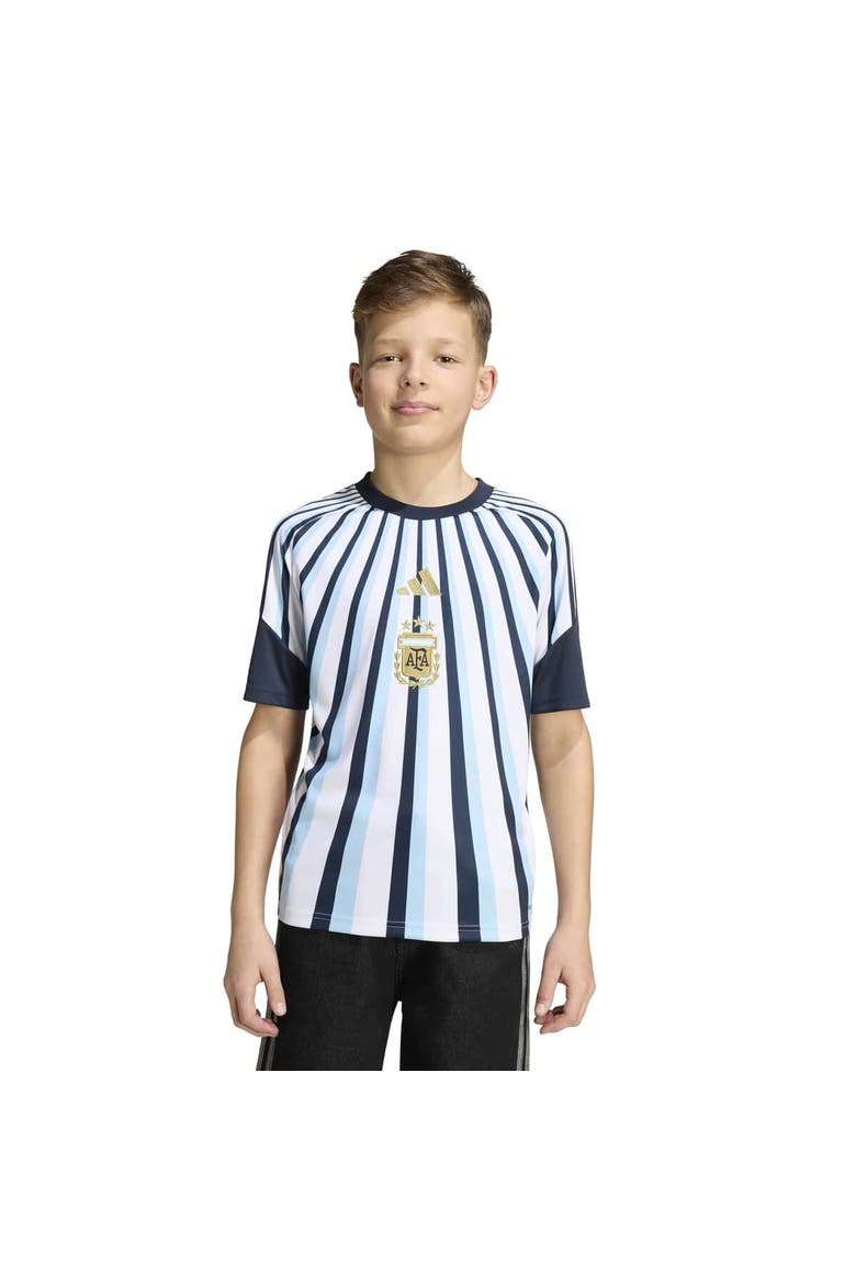 Youth adidas White Argentina National Team 2026 Pre-Match Top, Main, color, White