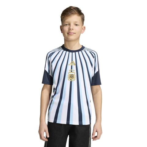 Youth adidas White Argentina National Team 2026 Pre-Match Top