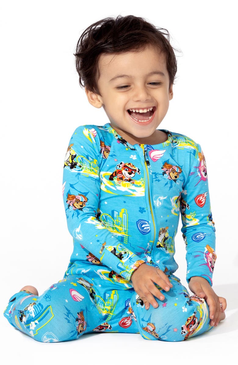 Bellabu Bear Paw Patrol Fitted Convertible One-Piece Pajamas, Alternate, color, 