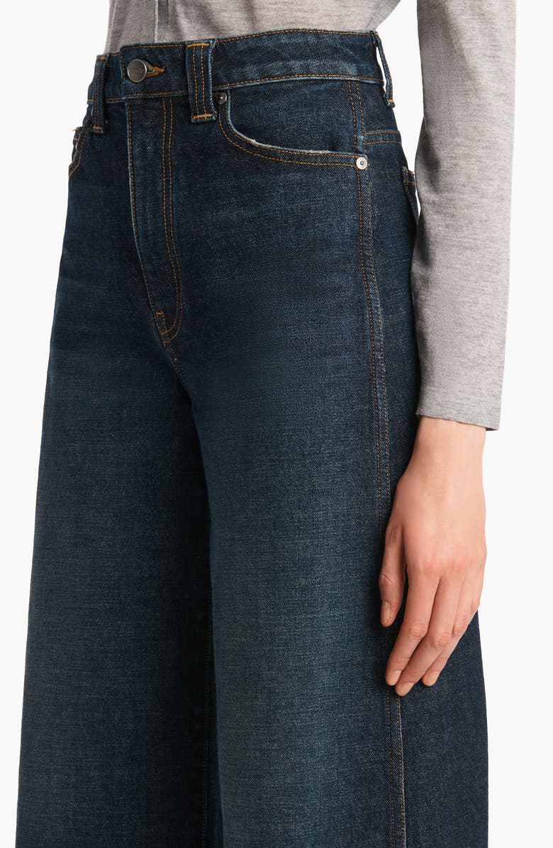Khaite Dane High Waist Wide Leg Jeans, Alternate, color,