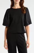 Vince Camuto Puff Sleeve Knit Top