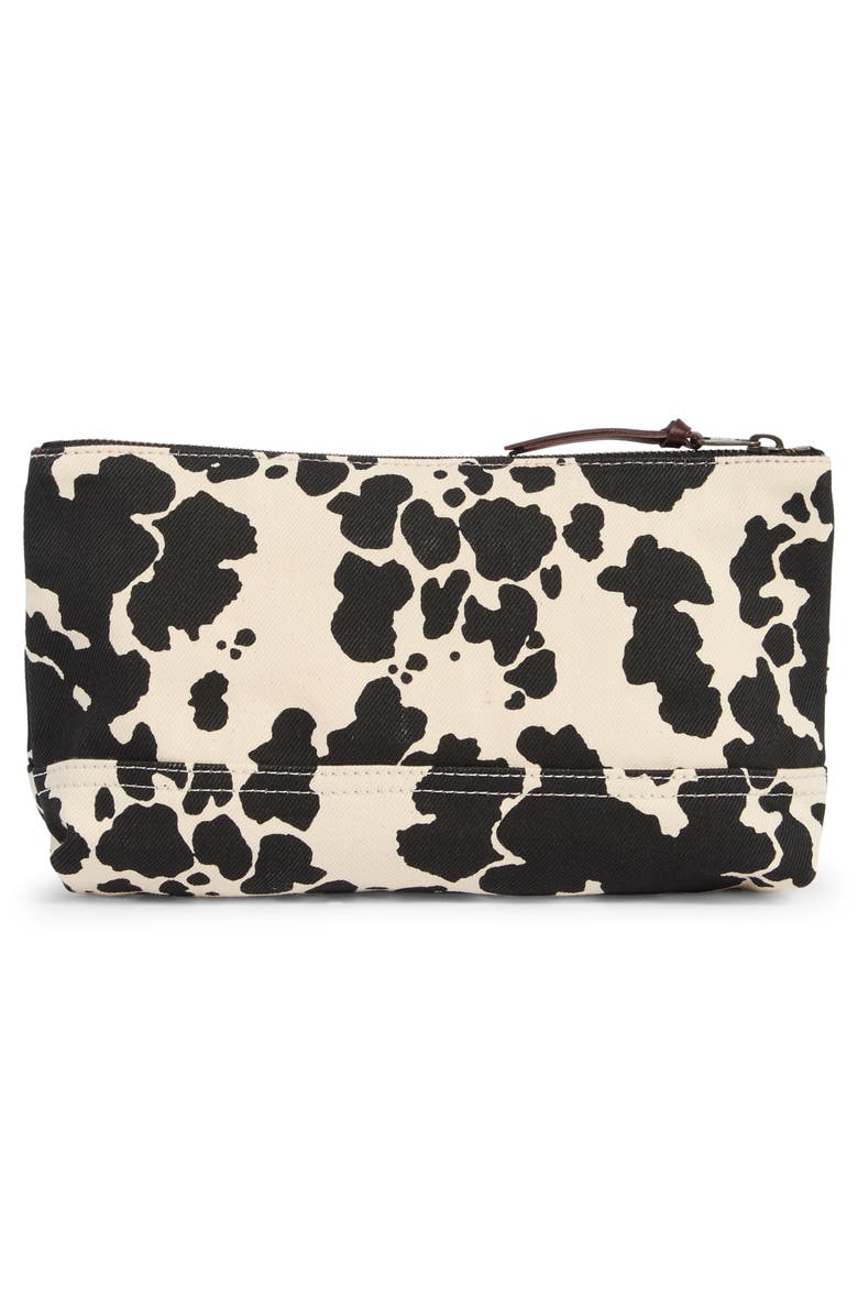 Levi's<sup>®</sup> x Disney Pixar<sup>®</sup> Toy Story Cow Print Zip Pouch, Alternate, color, X Ts Cow Print Black