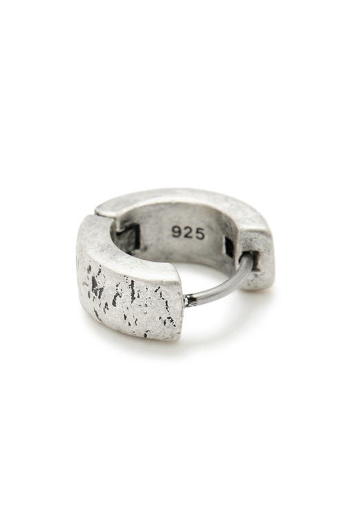 Allsaints Round Ridge Single Huggie Hoop Earring