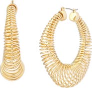 Robert Lee Morris Coiled Hoop Earrings