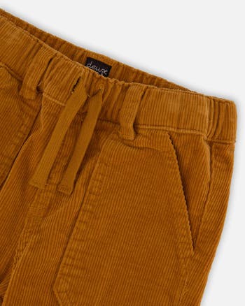 【BOK PLACE】Two-way corduroy golden longwide jogger pants CORDUROY CARGO JOGGER | Nautica