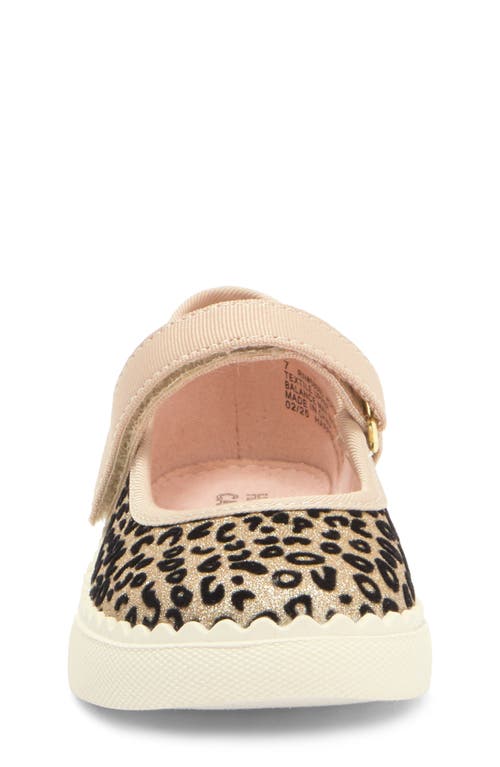 Harper Canyon Kids' Pearrla Play Bottom Mary Jane Flat In Animal Print