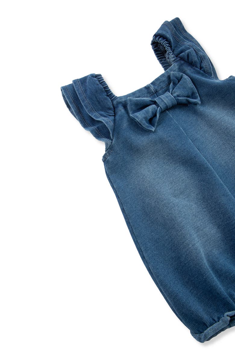 Habitual Kids Ruffle Romper, Alternate, color, Indigo