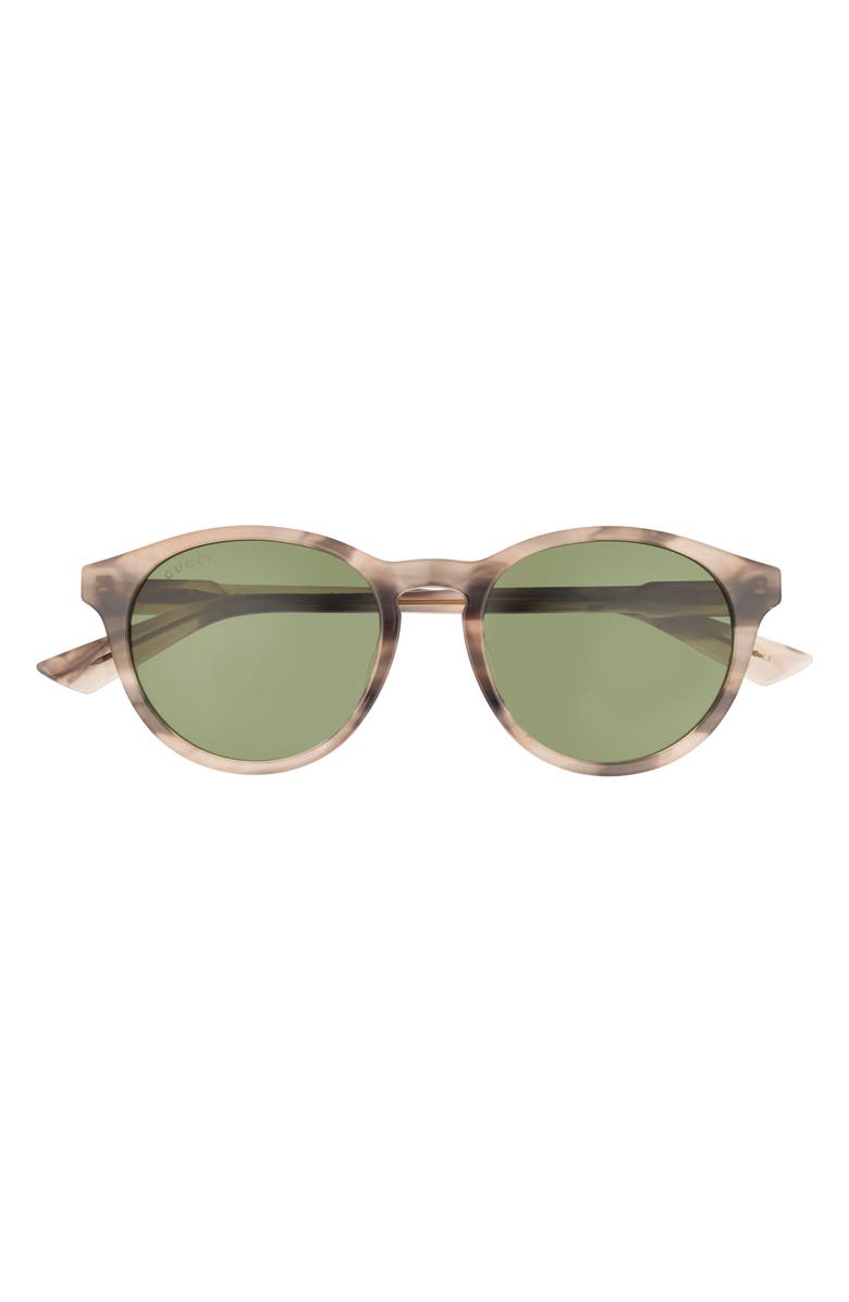 Gucci 52mm Round Sunglasses, Main, color, 