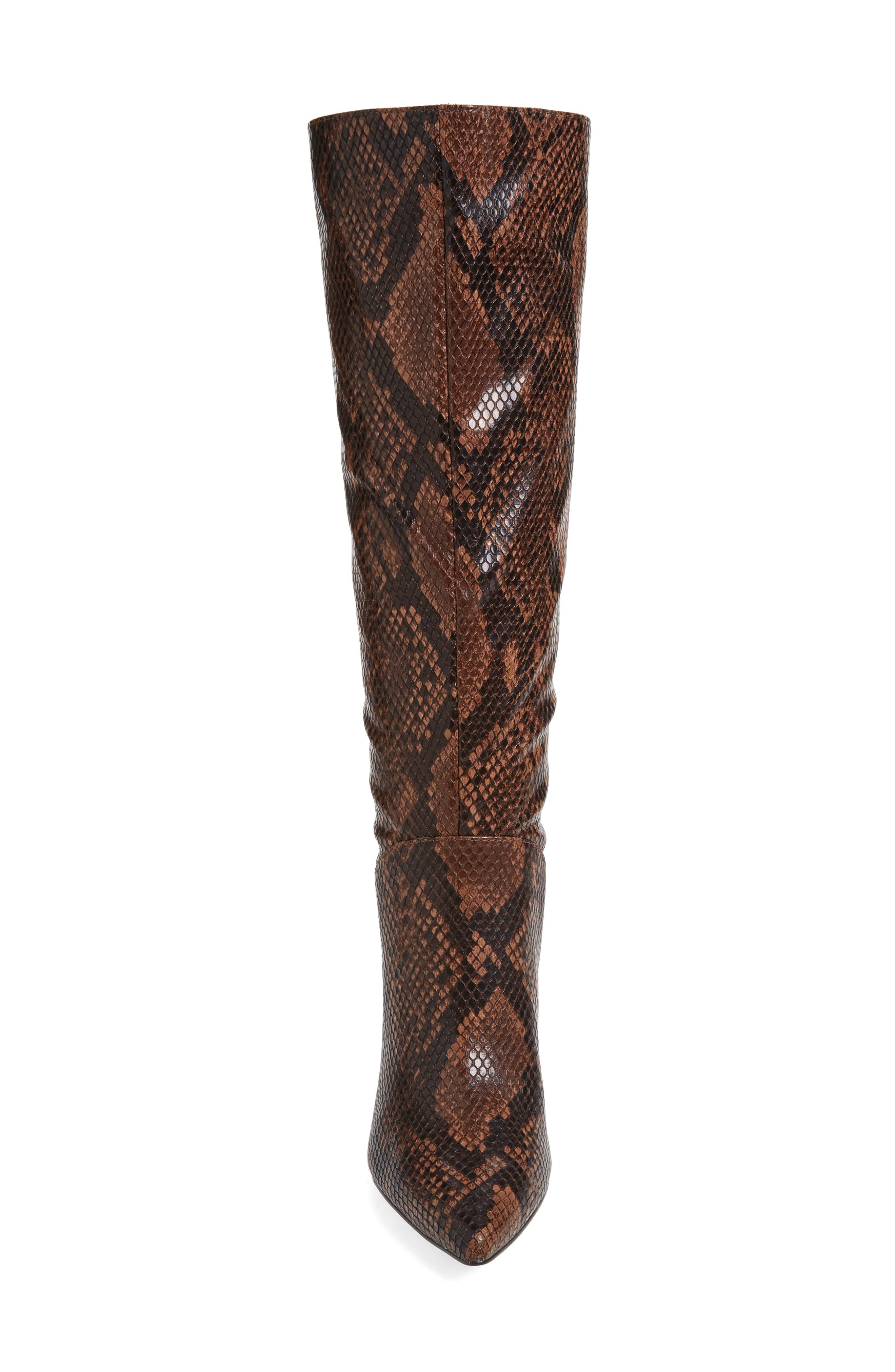 Kinga Knee High Boot, Alternate, color, BROWN SNAKE PRINT