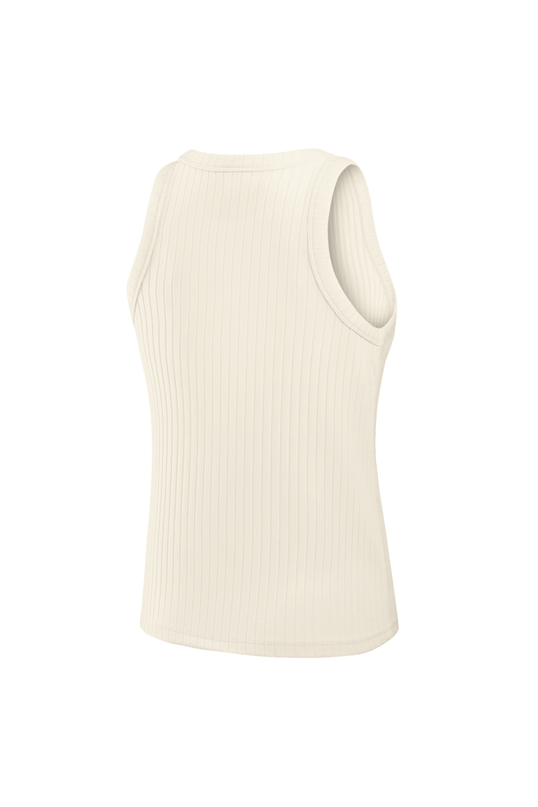 Women's Fanatics Cream San Francisco 49ers Star Play Tri-Blend Ribbed Tank Top, Alternate, color, Cream