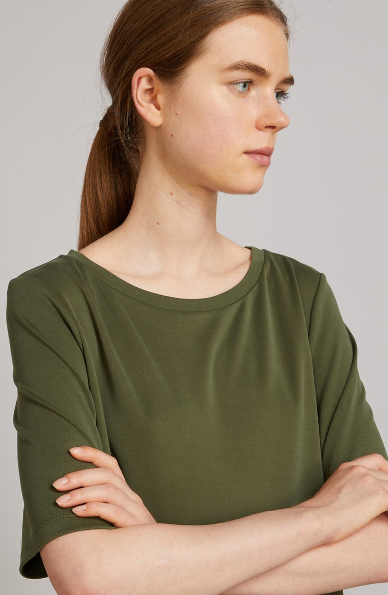 MM by Max Mara Tauro Jersey T-Shirt, Alternate, color, Moss Green