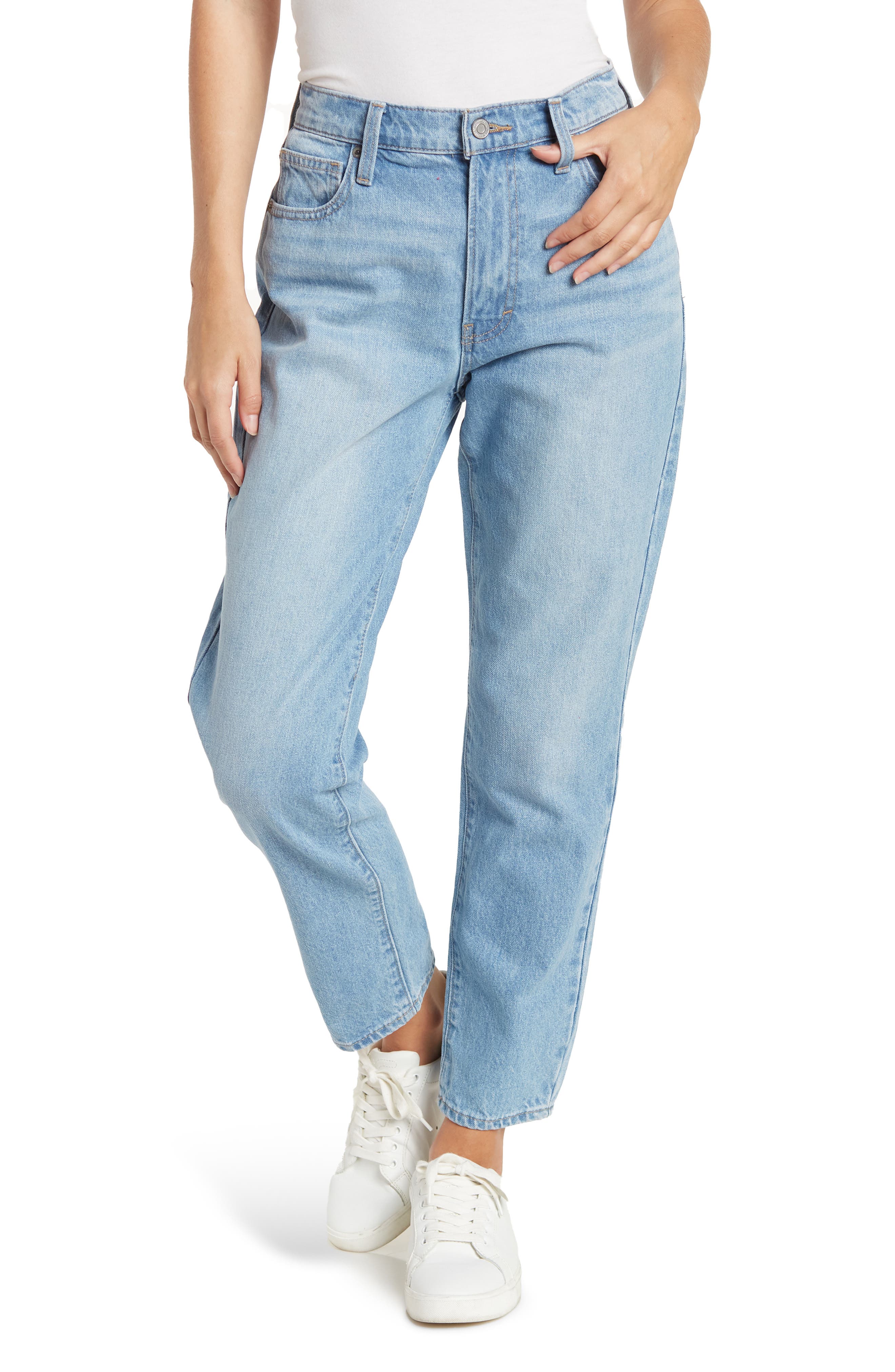 Lucky Brand Drew High Rise Straight Mom Jeans (Women) | Nordstromrack