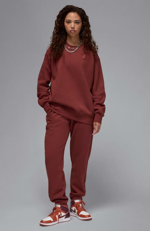 Jordan Womens  Spt Fleece Gfx Pant In Dark Pony