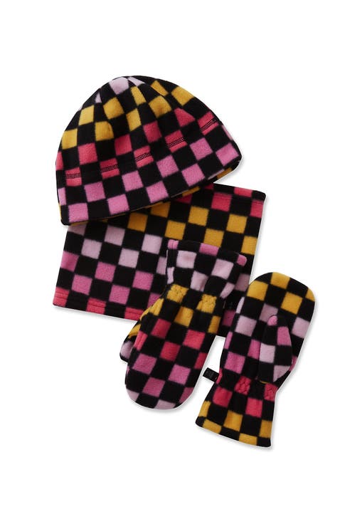 Kids Cozy Fleece Hat-Scarf-Gloves Set