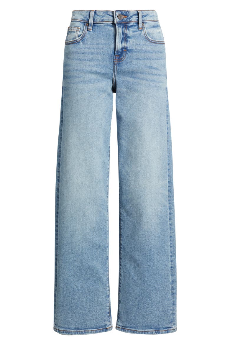 Wide Leg Dad Jeans, Alternate, color, MEDIUM WASH