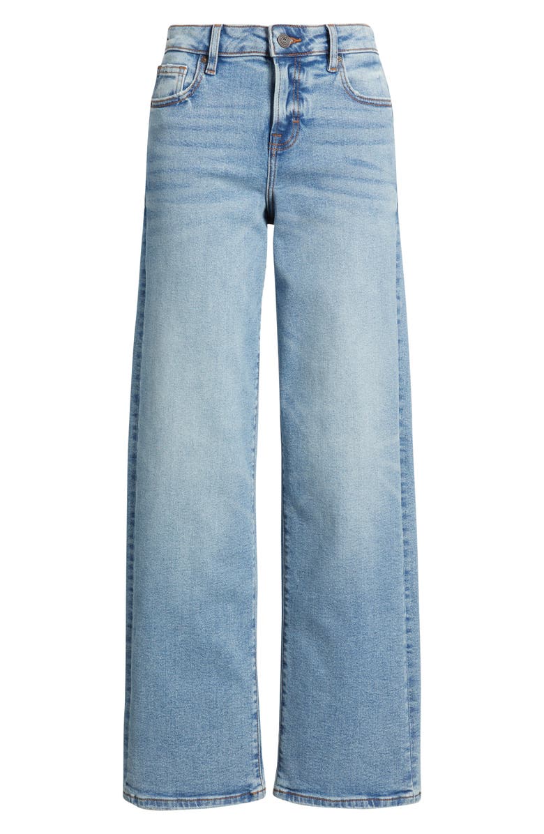 HIDDEN JEANS Wide Leg Dad Jeans, Alternate, color, Medium Wash