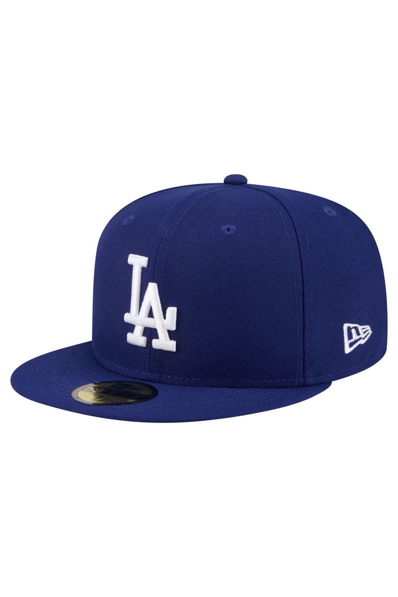 Men's New Era Royal Los Angeles Dodgers Run Mascot 59FIFTY Fitted Hat, Alternate, color, Royal