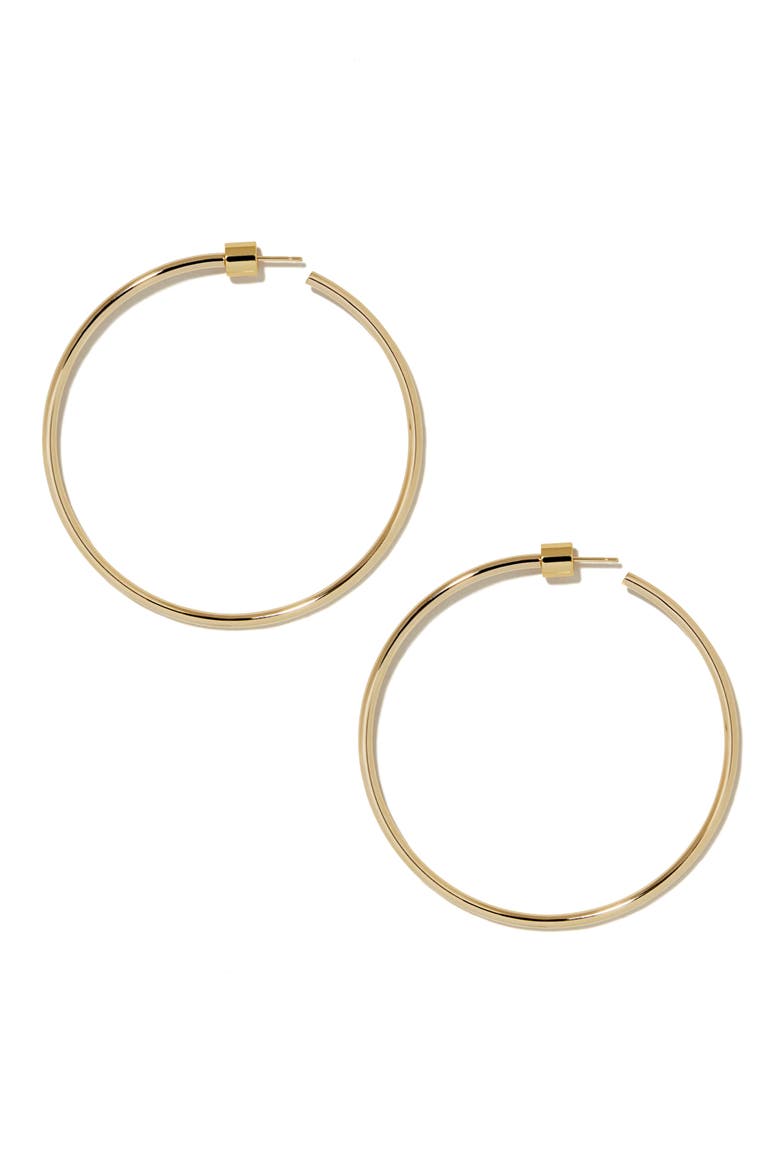 Thread Hoops, 2-Inch, Main, color, GOLD