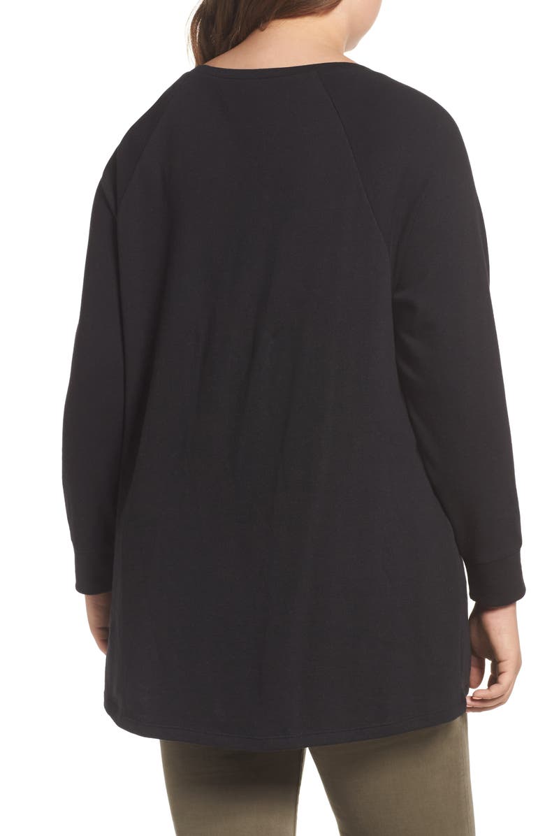 Caslon<sup>®</sup> Tie Knot Sweatshirt, Alternate, color,