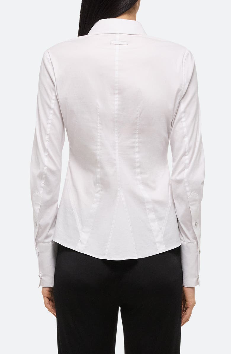 Helmut Lang Precis Bustier Shirt, Alternate, color, 